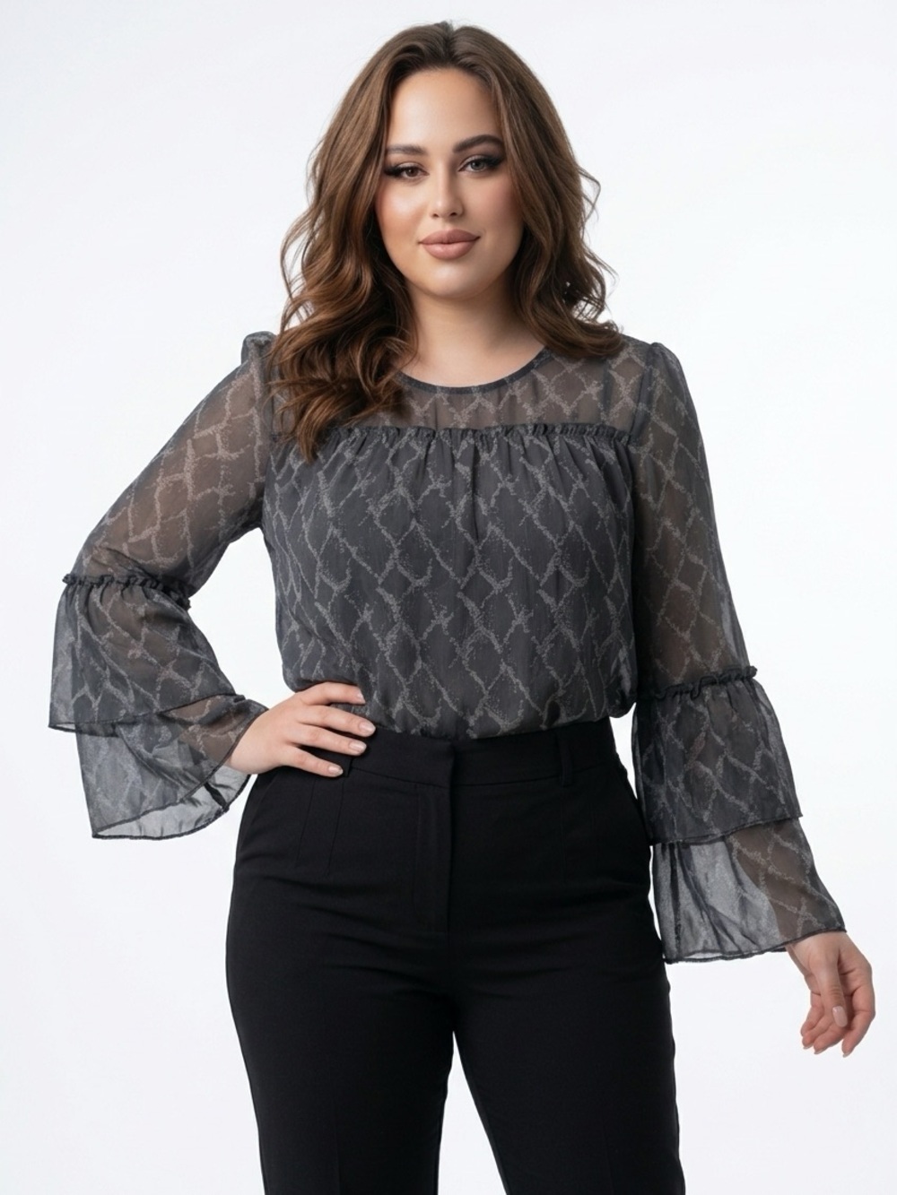 ✌️4 for $20✌️ Dorothy Perkins flounced blouse